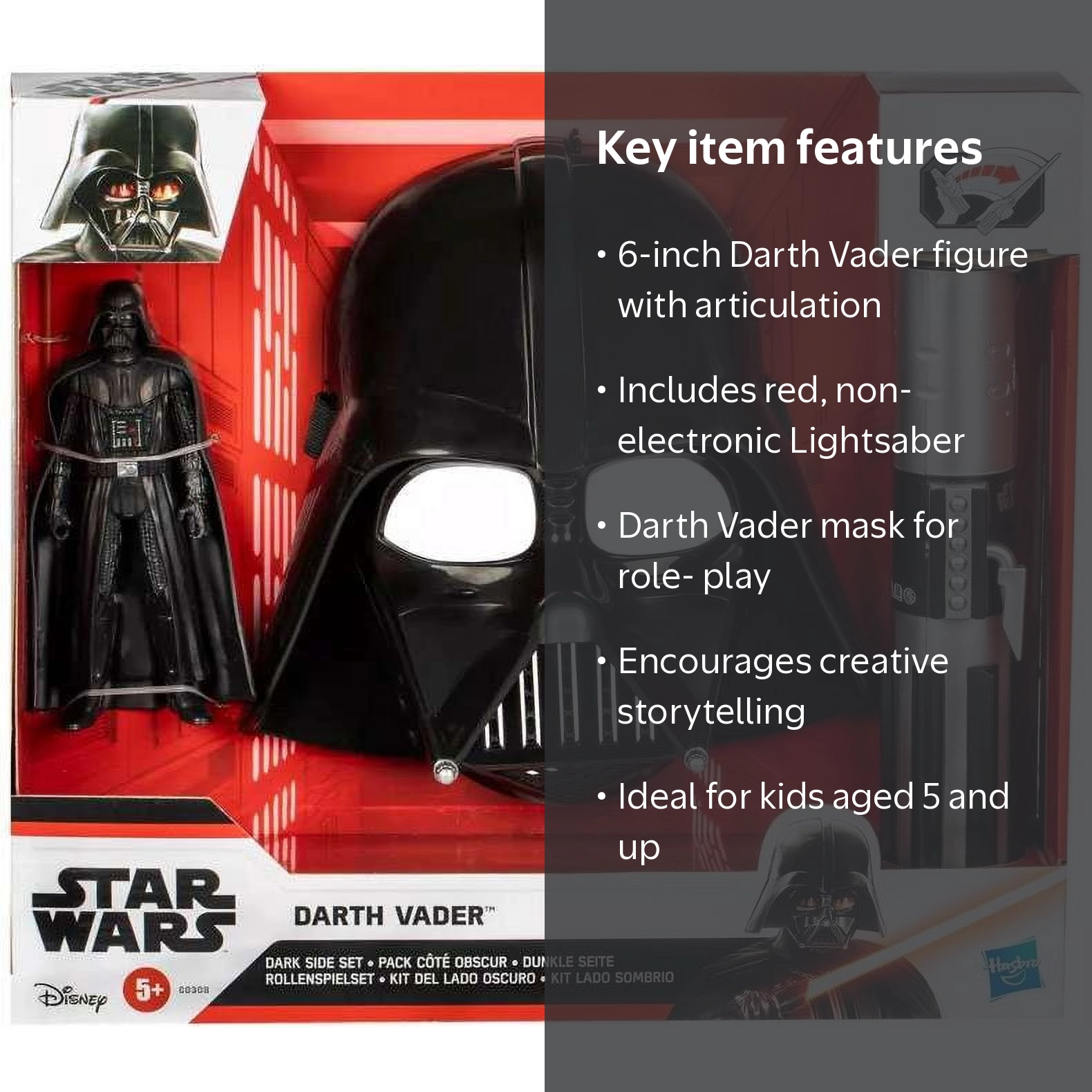 Hasbro Red Star Wars Disney Action Figure Accessories with action
