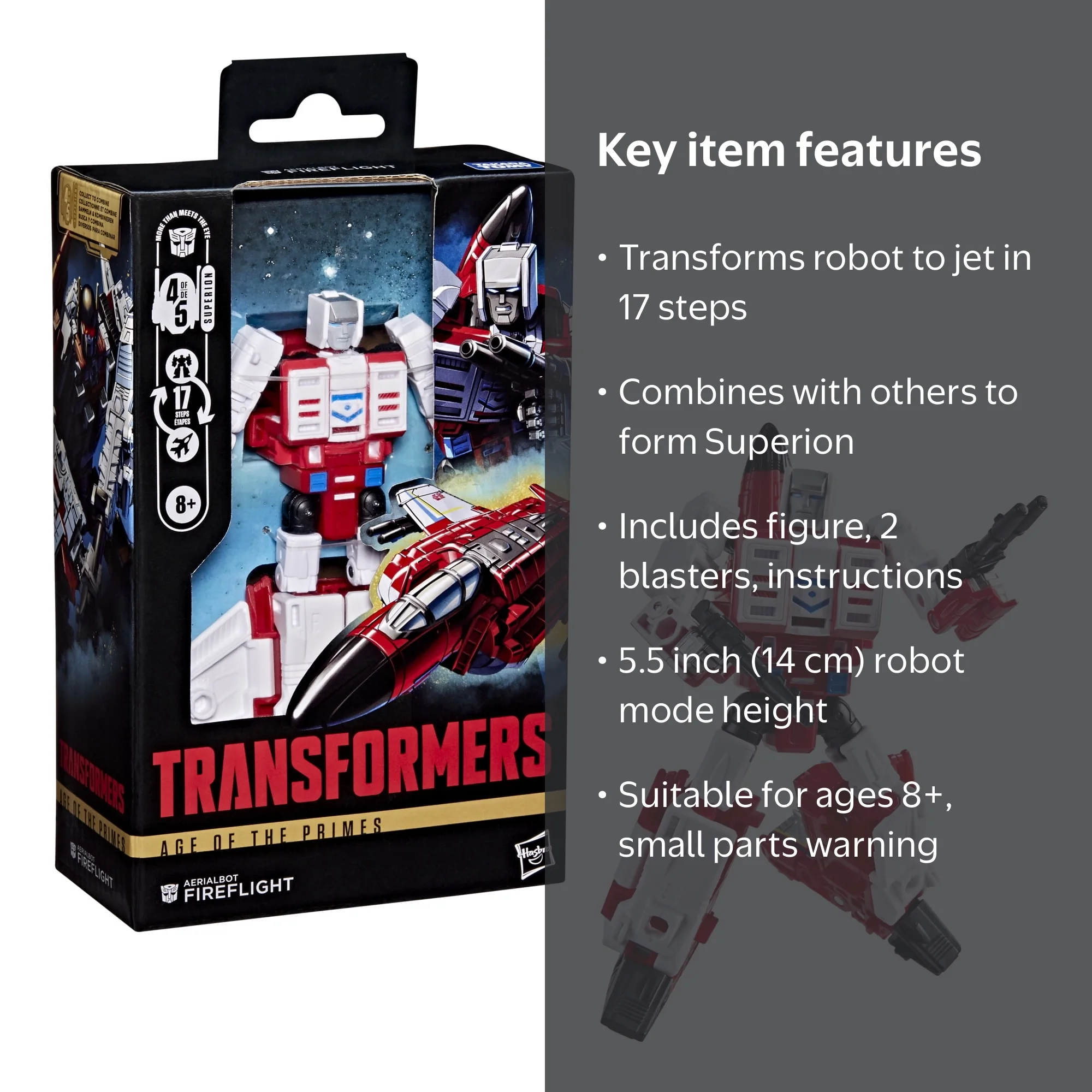 Transformers Toys Age of the Primes Aerialbot Fireflight 5.5