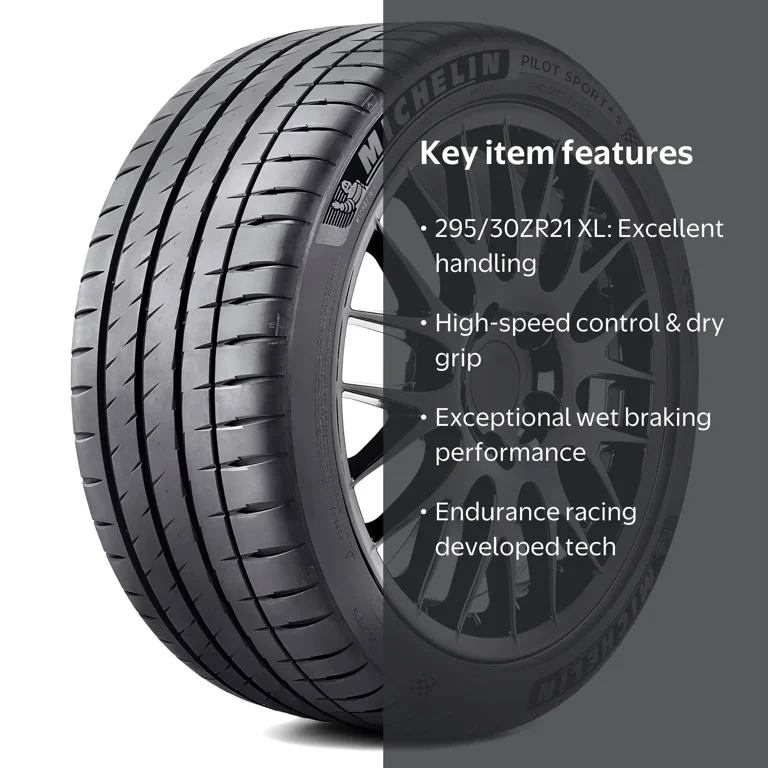 Michelin Pilot Sport 4S HL295/30ZR21 105(Y) XL - Walmart.com
