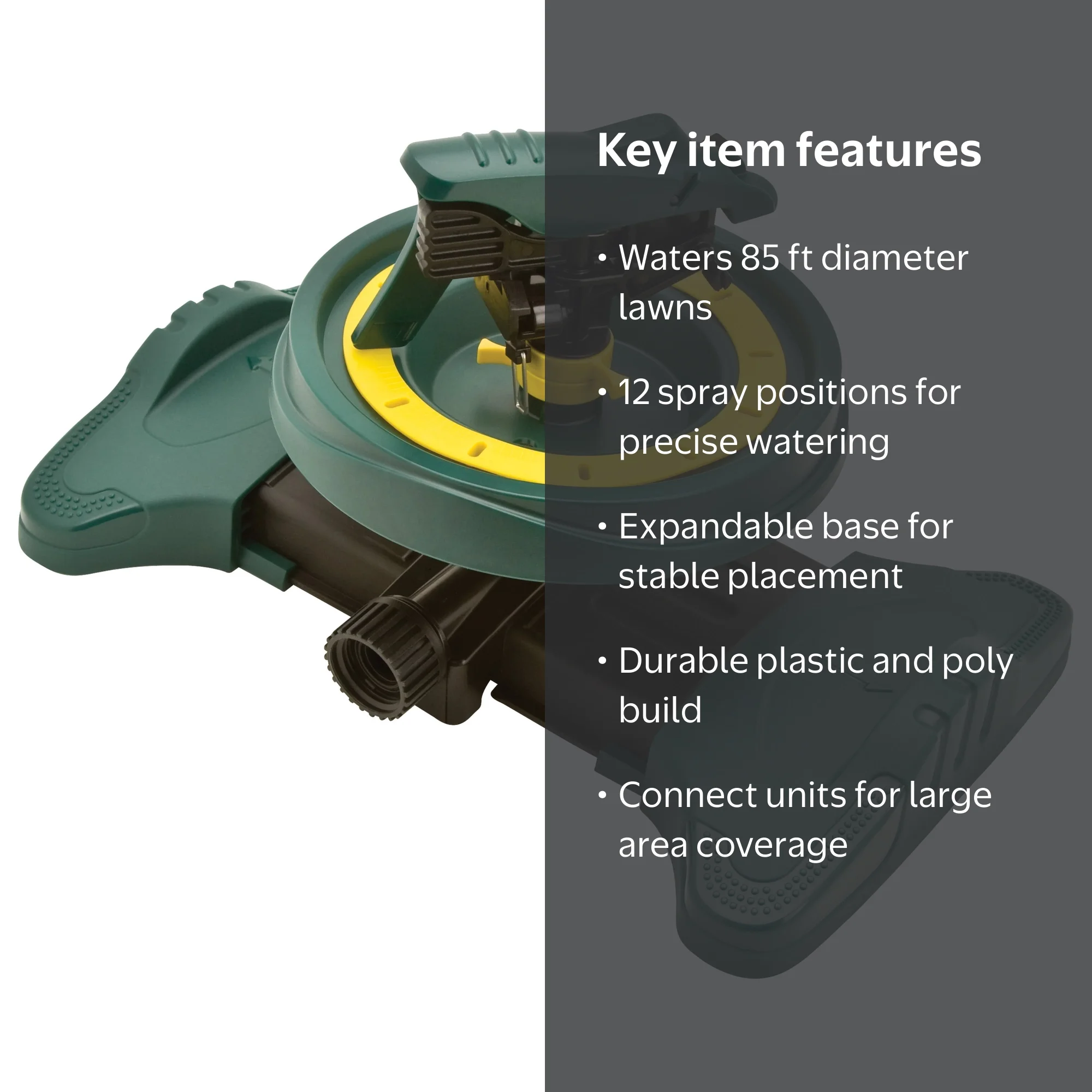 Melnor Variable Pattern Impulse Plastic Lawn Sprinkler - Walmart.com