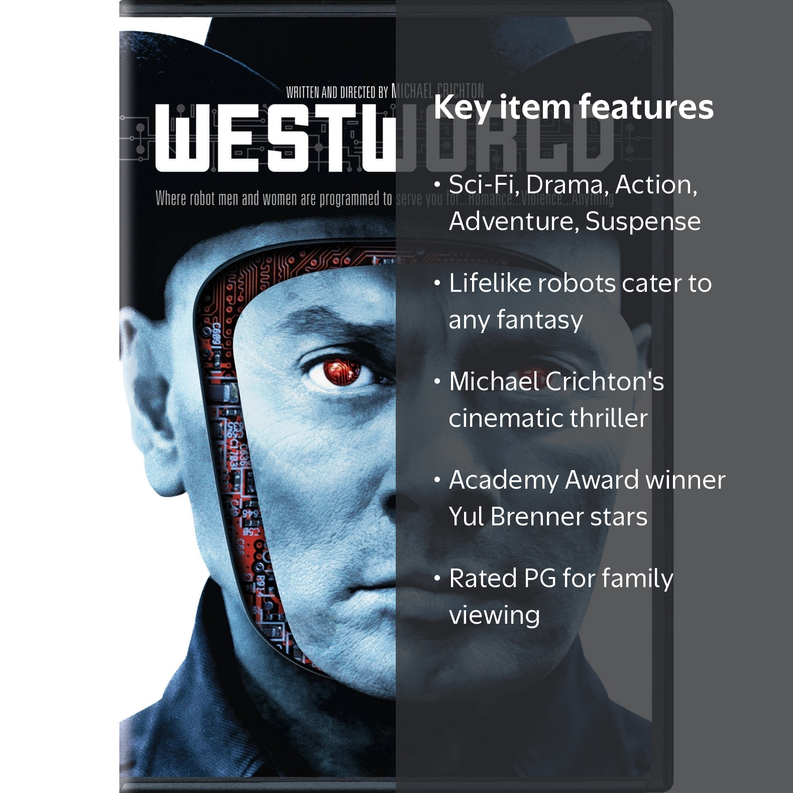 Westworld [DVD], Feature,Sci Fi,Drama, Action, Adventure, Drama