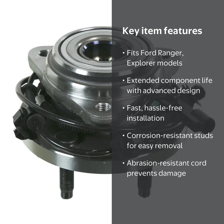 MOOG 515052 Wheel Bearing and Hub Assembly, fits Ford Ranger
