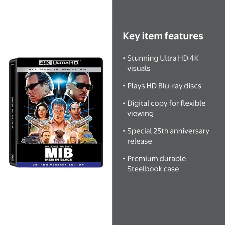 Sony Pictures Men in Black 25th Anniversary - 4K HD, Blu-ray