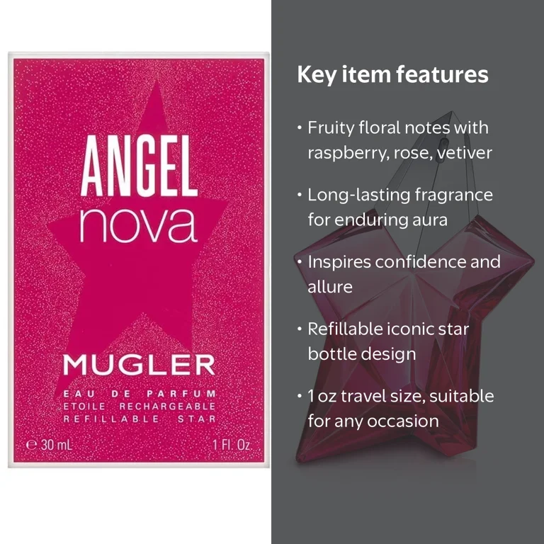 Thierry Mugler Angel Nova EDP Refillable Star Spray, 1 oz