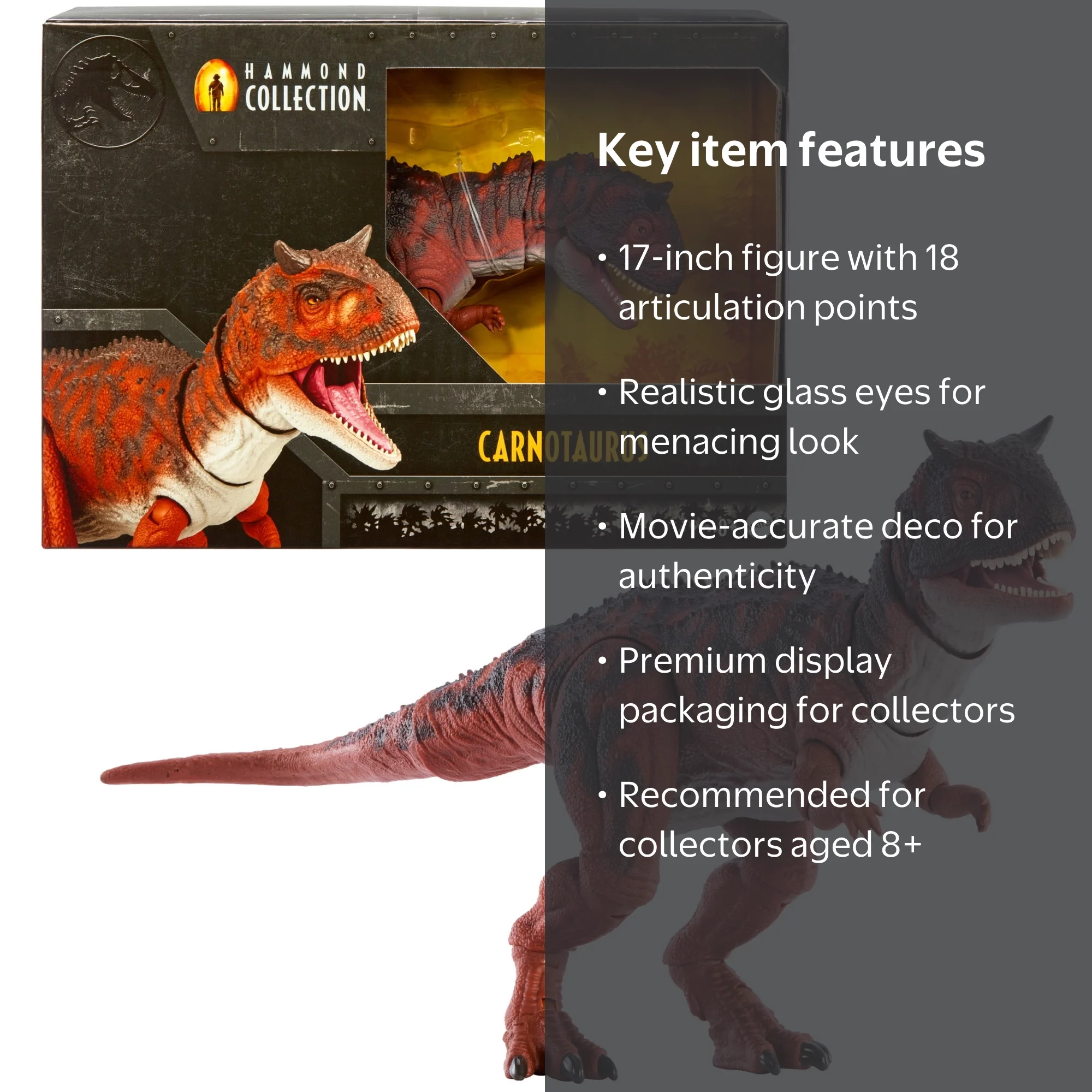 Jurassic World Hammond Collection: Carnotaurus Dinosaur Action 