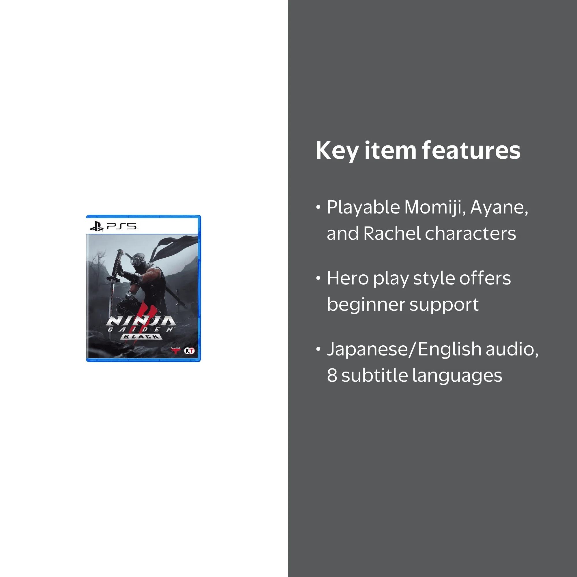 KOEI TECMO, Ninja Gaiden 2 Black for PS5, Remastered - Walmart.com