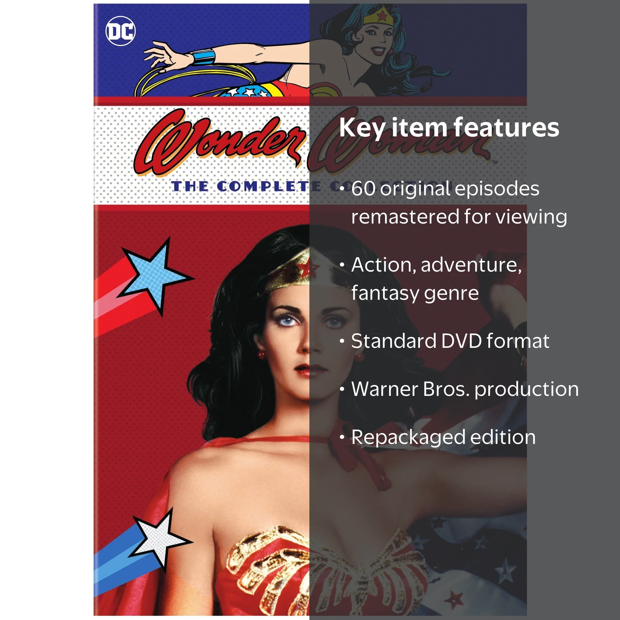 Wonder Woman Series: The Complete Collection TV Box Set (DVD