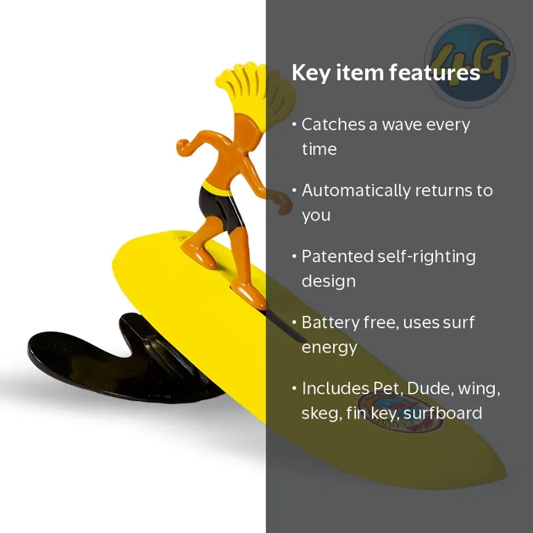 Surfer Dudes Wave Powered Mini-Surfer Toy - Trestles Tim - Walmart.com