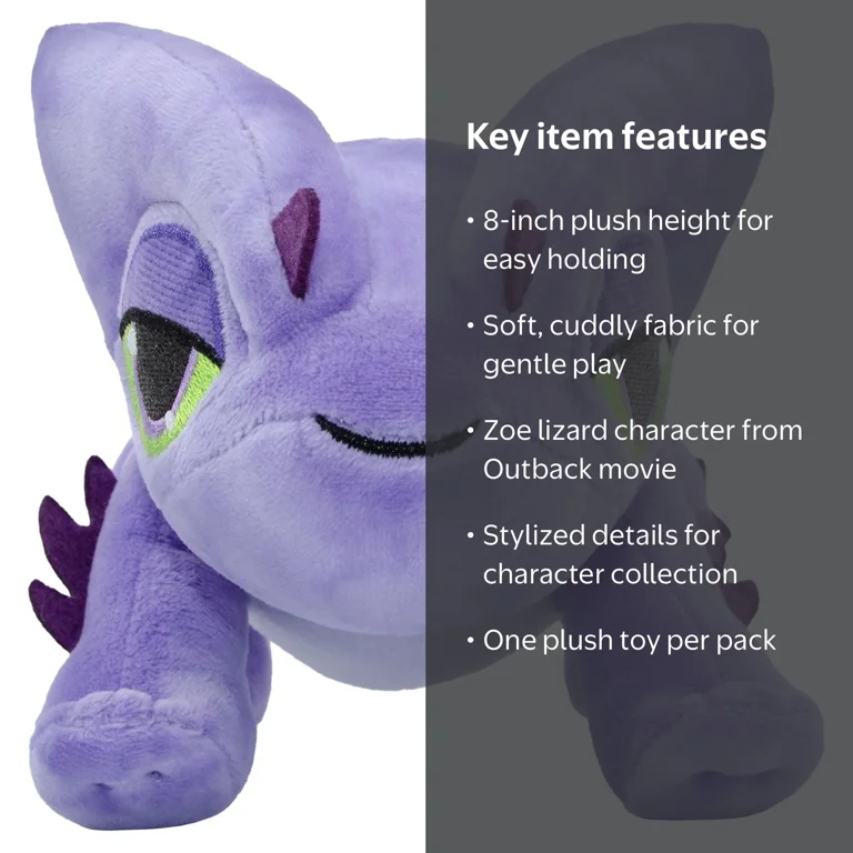 Toikido YuMe Brand Zoe Plush Lizard - Back to the Outback, 8inch