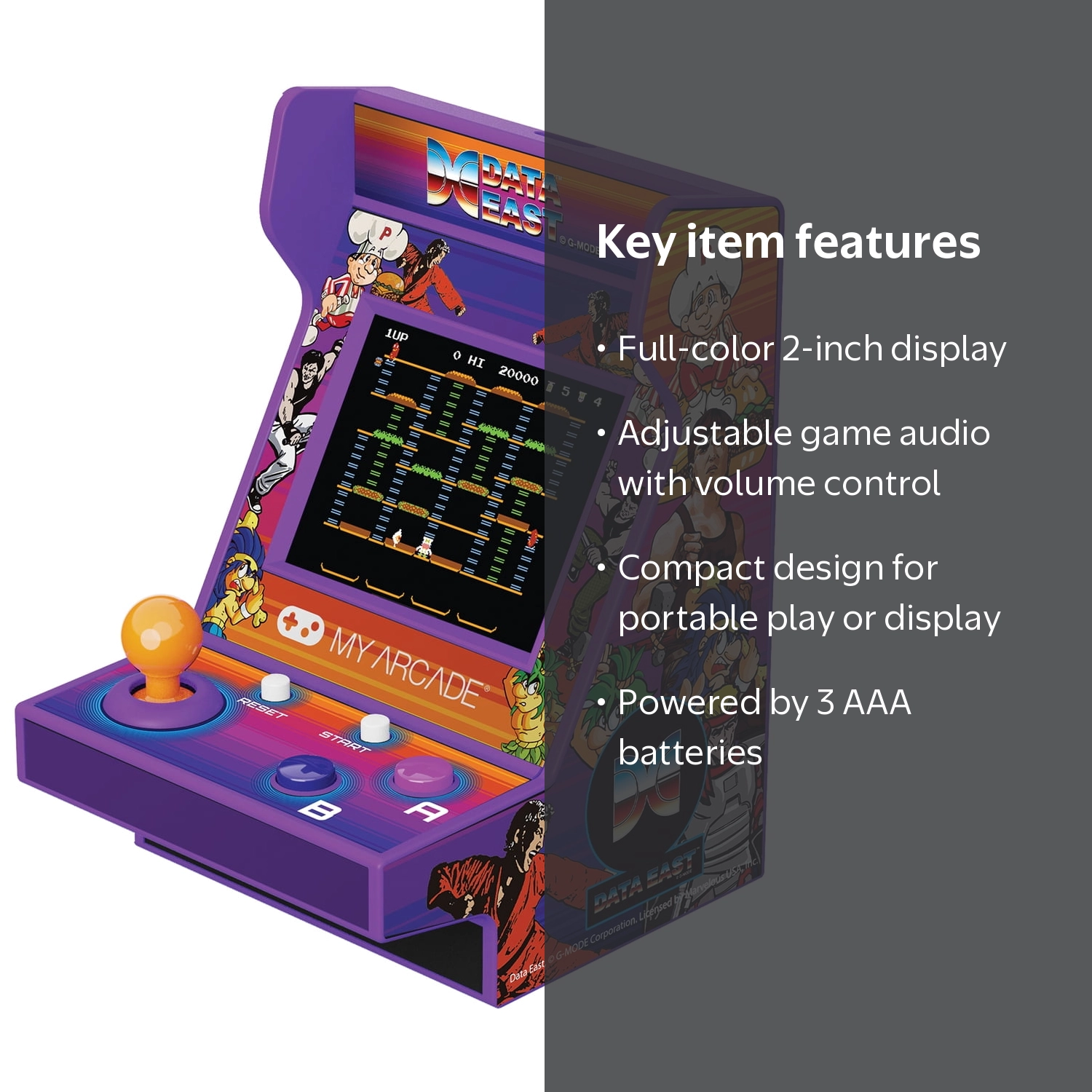 My Arcade Data East Hits Pico Player with 108 Games - Walmart.com