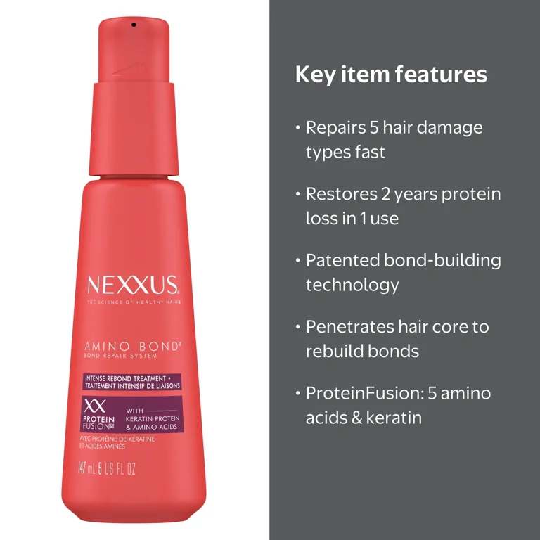 Nexxus Amino Intense Bonding Treatment, Keratin Protein, Repairs