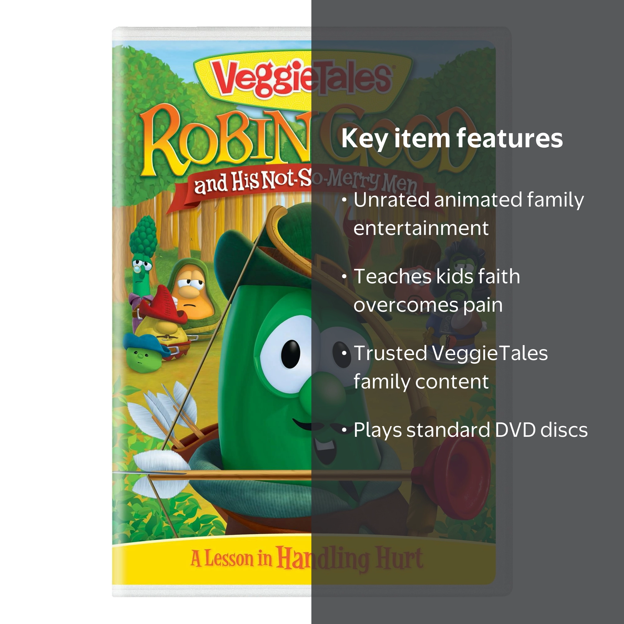 Universal Studios VeggieTales Robin Good Not-So-Merry Men DVD