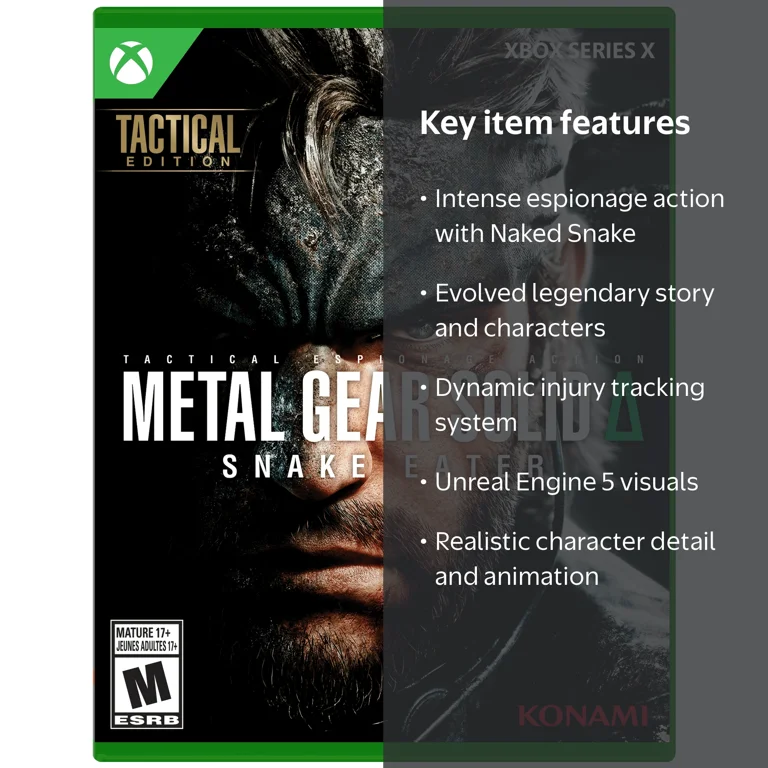 Konami Metal Gear Solid: Snake Eater Tactical Edition, Xbox Series
