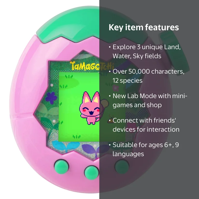 Tamagotchi Paradise ピンクランド＆アンダーフォレスト　セット Tamagotchi Paradise - Pink Land Digital Pet - Walmart.com