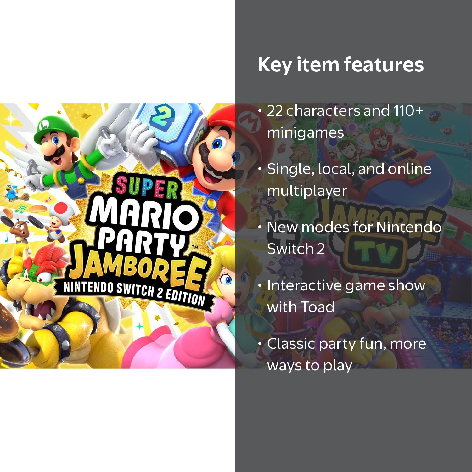 Super Mario Party Jamboree + Jamboree TV - Nintendo Switch 2