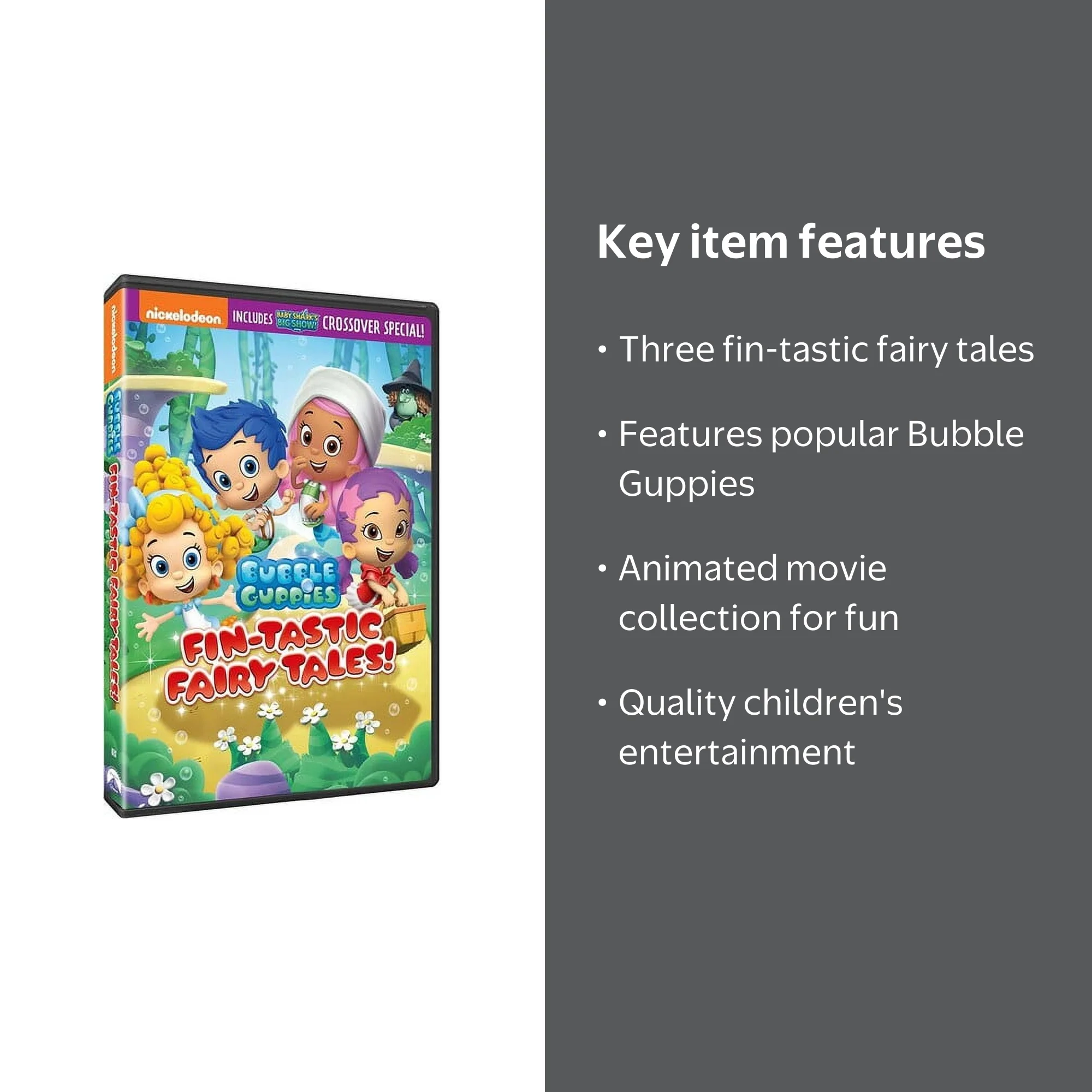 Bubble Guppies: Fin-tastic Fairy Tales (DVD) - Walmart.com