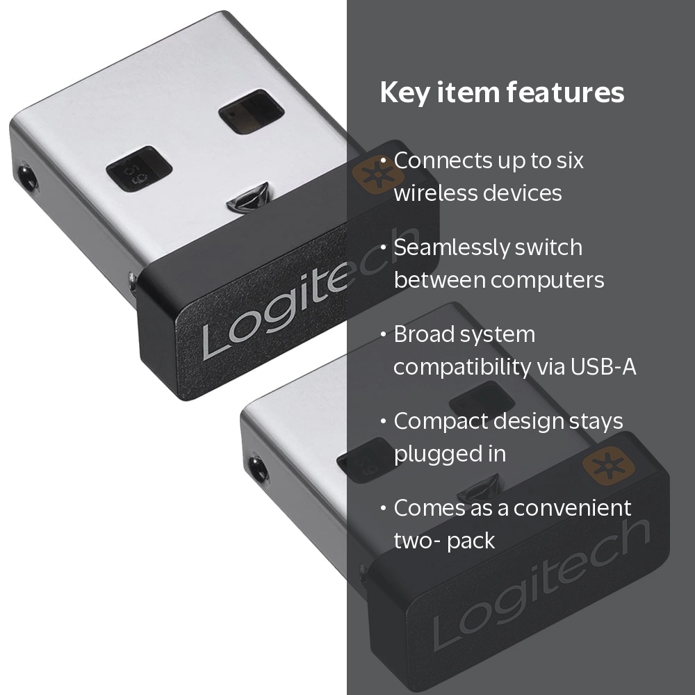 Logitech USB Unifying Receiver Dongle for Mouse & Keyboard 910