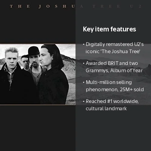 U2 - The Joshua Tree - Music & Performance - CD - Walmart.com