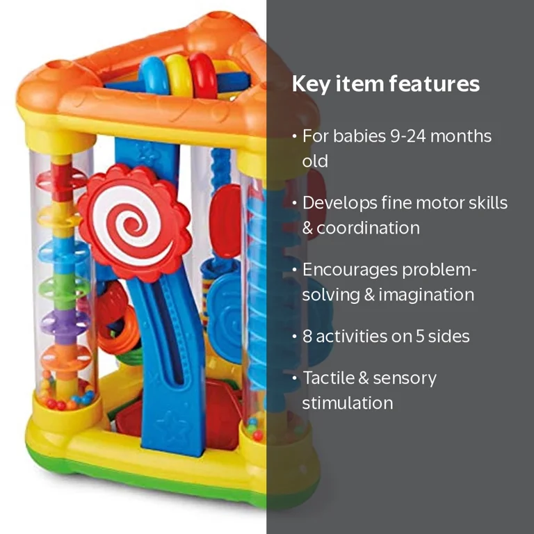 Kidoozie Activity Triangle, Development Learning Toy for Infants