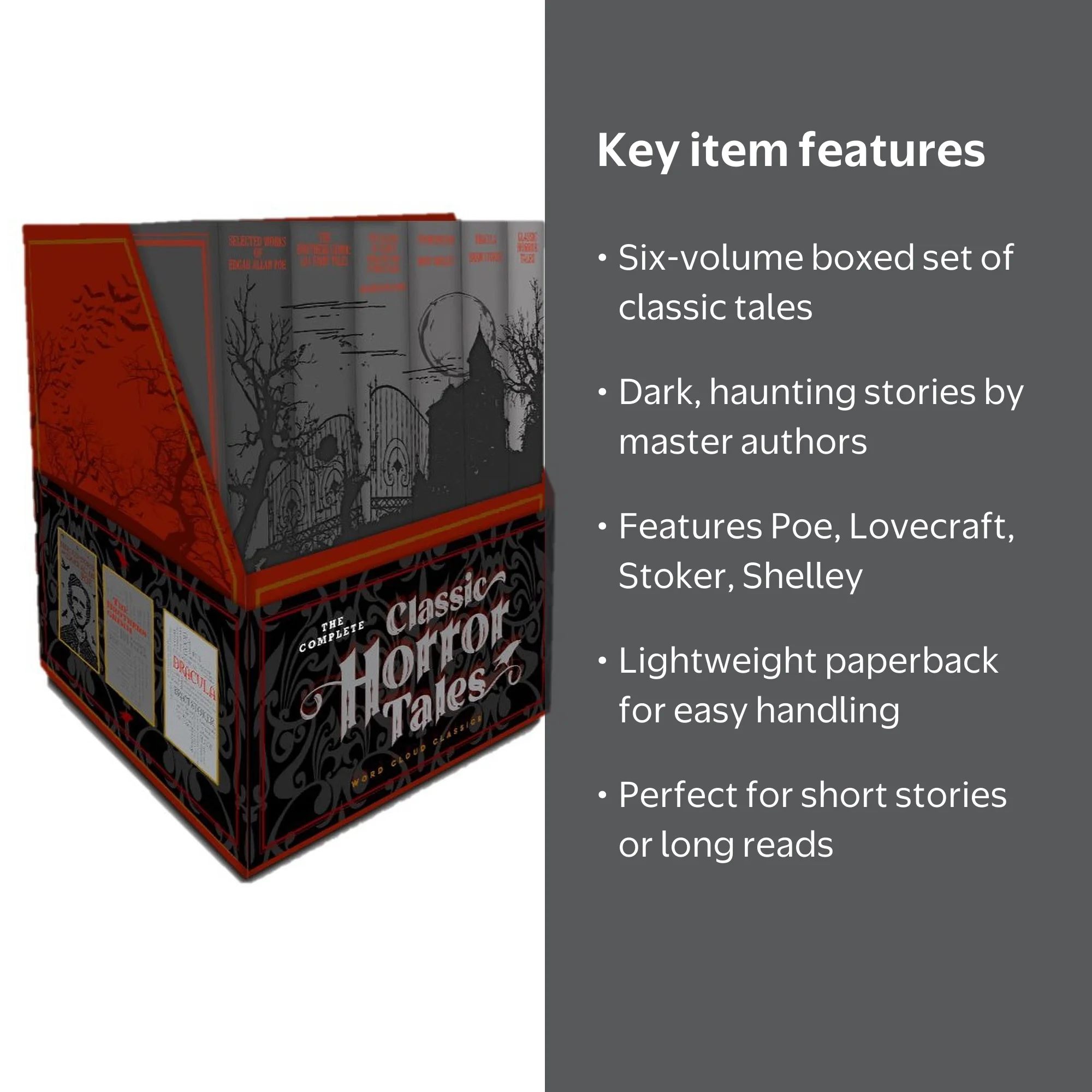 Word Cloud Classics: Horror Collection (Paperback) - Walmart.com