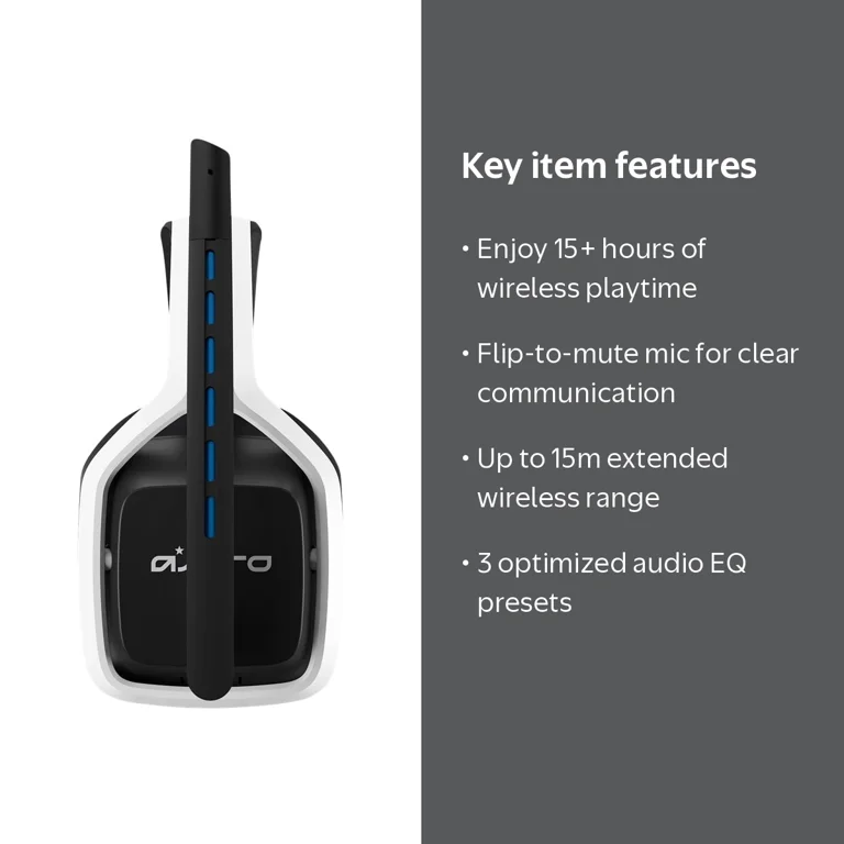 ASTRO Gaming A20 Gen 2 Stereo Wireless Headset - Compatible With