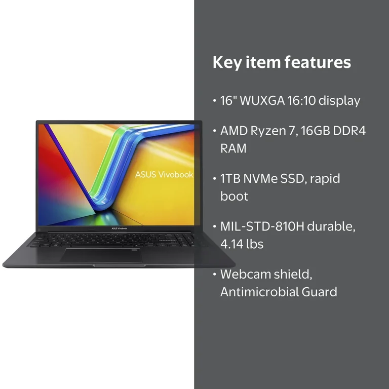 ASUS, Vivobook 16 M1605 Laptop, 16