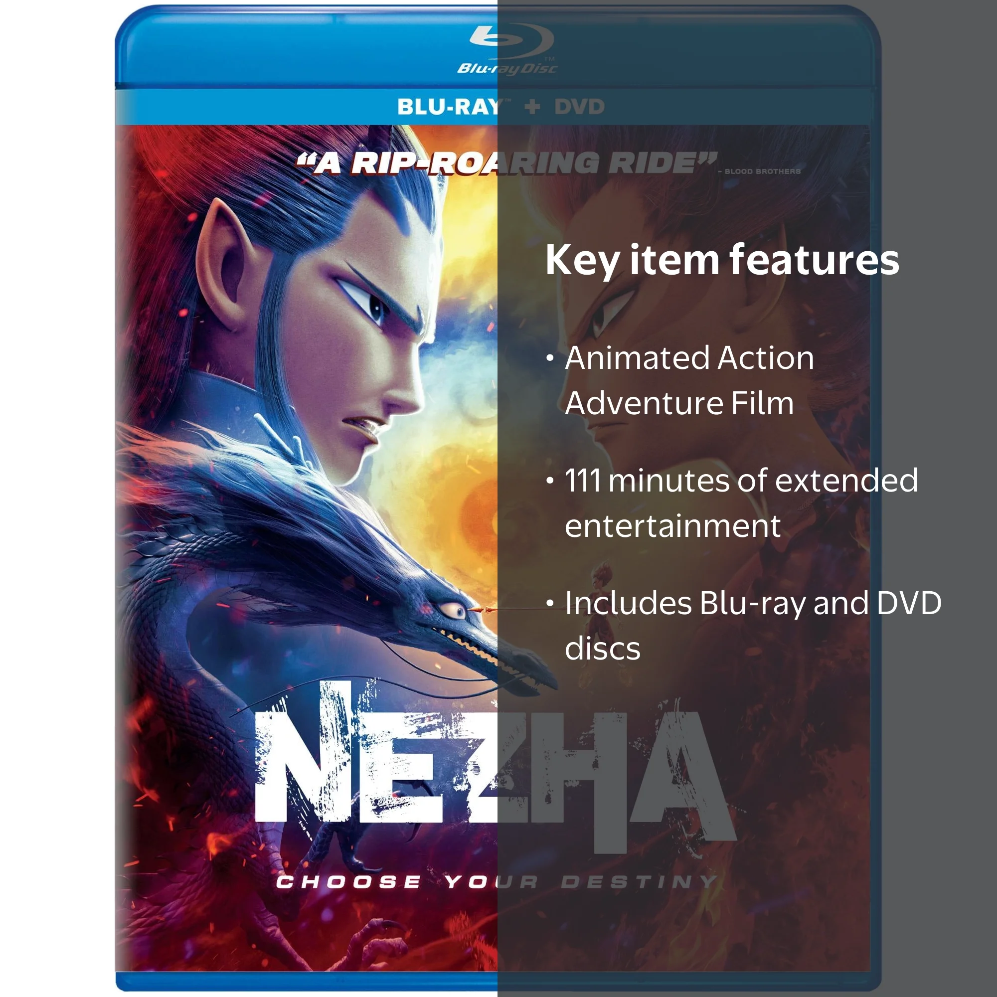 Ne Zha (with DVD) [Blu-ray] - Walmart.com