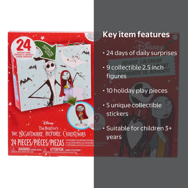 The Nightmare Before Christmas, Advent Calendar, 24 Surprises