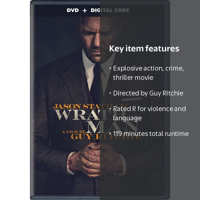 Wrath of Man (DVD + Digital Copy) - Walmart.com