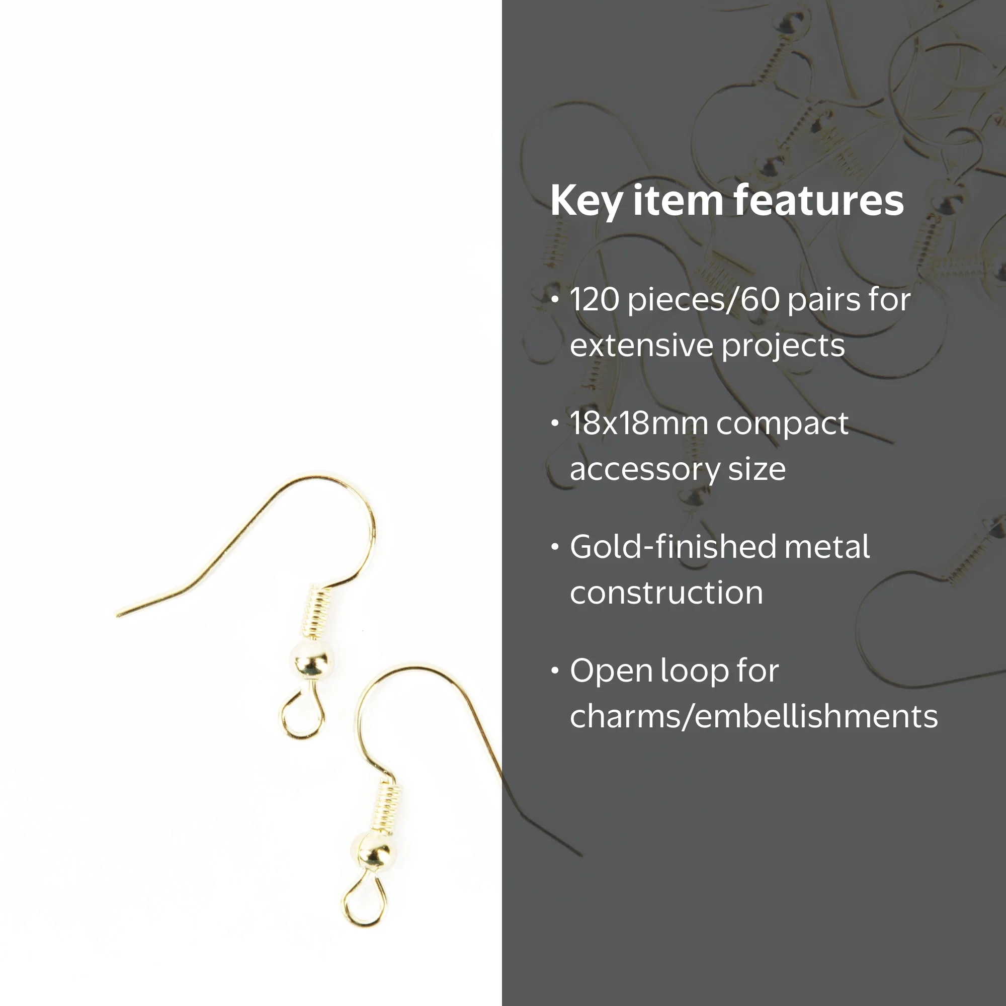 10k gold fish hook ear wire 18k Plated Stainless Steel Earring Findings Wires for Jewelry Making- Hypoallergenic (21 Gauge, 20mm) but others were very happy with their purchase 10k gold fish hook ear