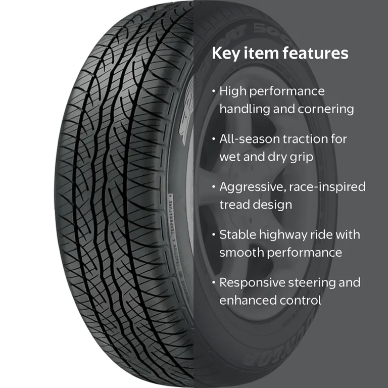 Dunlop SP Sport 5000 UHP All Season P225/45R19 92W Passenger Tire