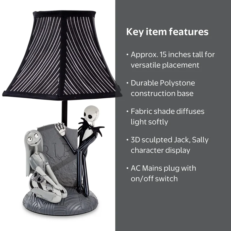 Tim Burton's The Nightmare Before Christmas Jack And Sally 15 Inch