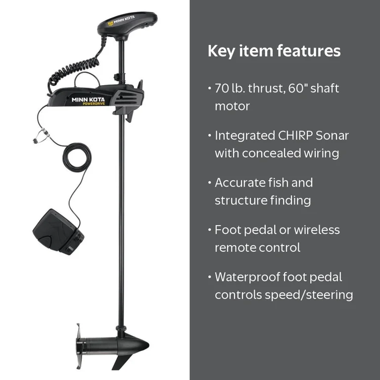 Minn Kota 1358470 PowerDrive 70 lb. Thrust, 60