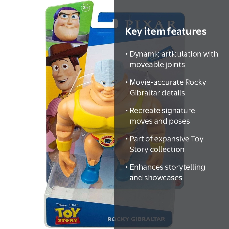 Toy Story Posable Rocky Gibraltar Action Figure - Walmart.com