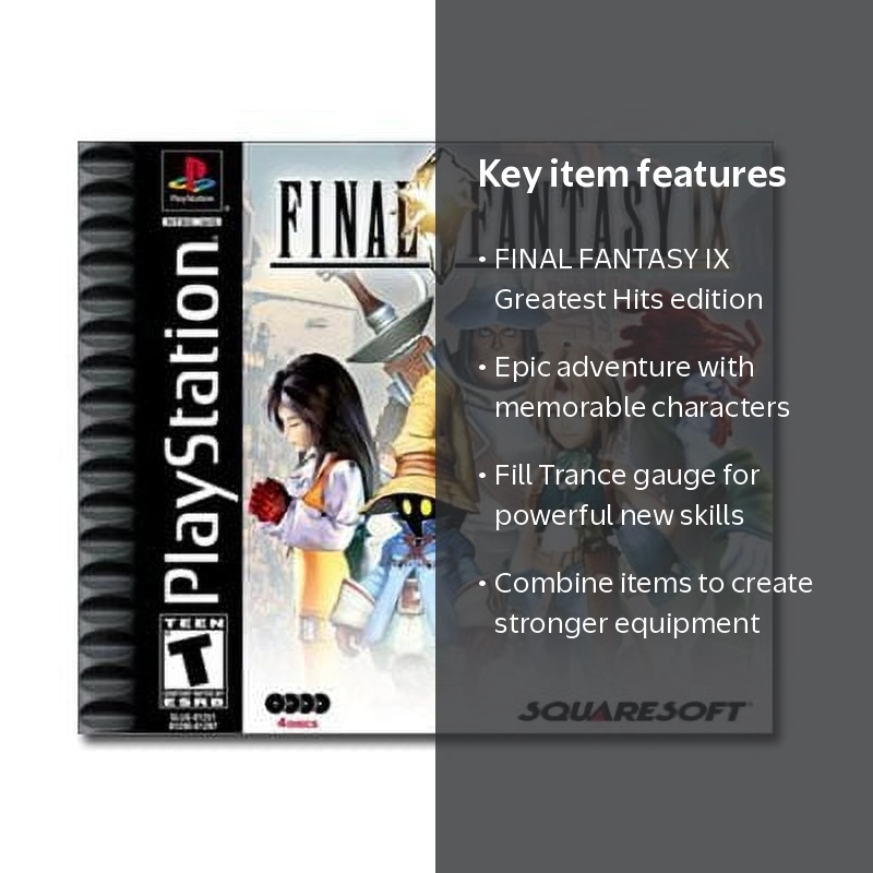 Final Fantasy IX Greatest Hits - PlayStation, 3D Graphics, Turn