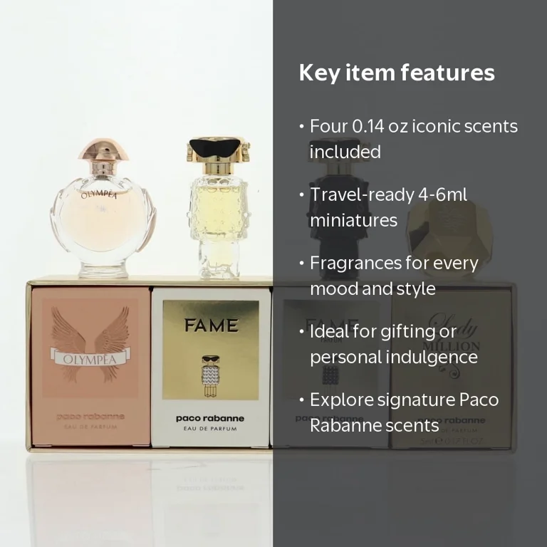 Paco Rabanne Mini Set by Paco Rabanne 0.20 Oz Eau De Parfum Spray Gift Set for Women