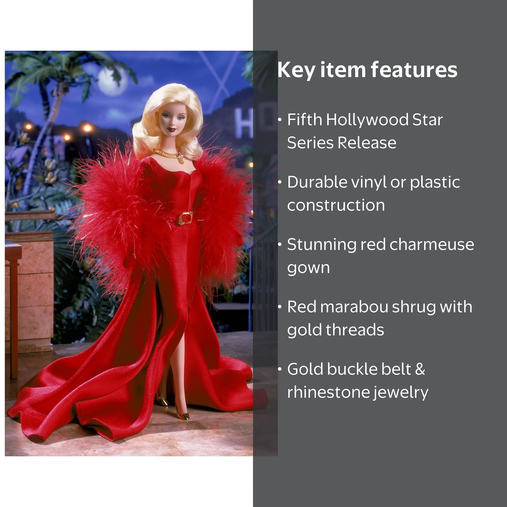 Mattel Hollywood Movie Star Barbie Doll, Fashion Toy, Cast Party