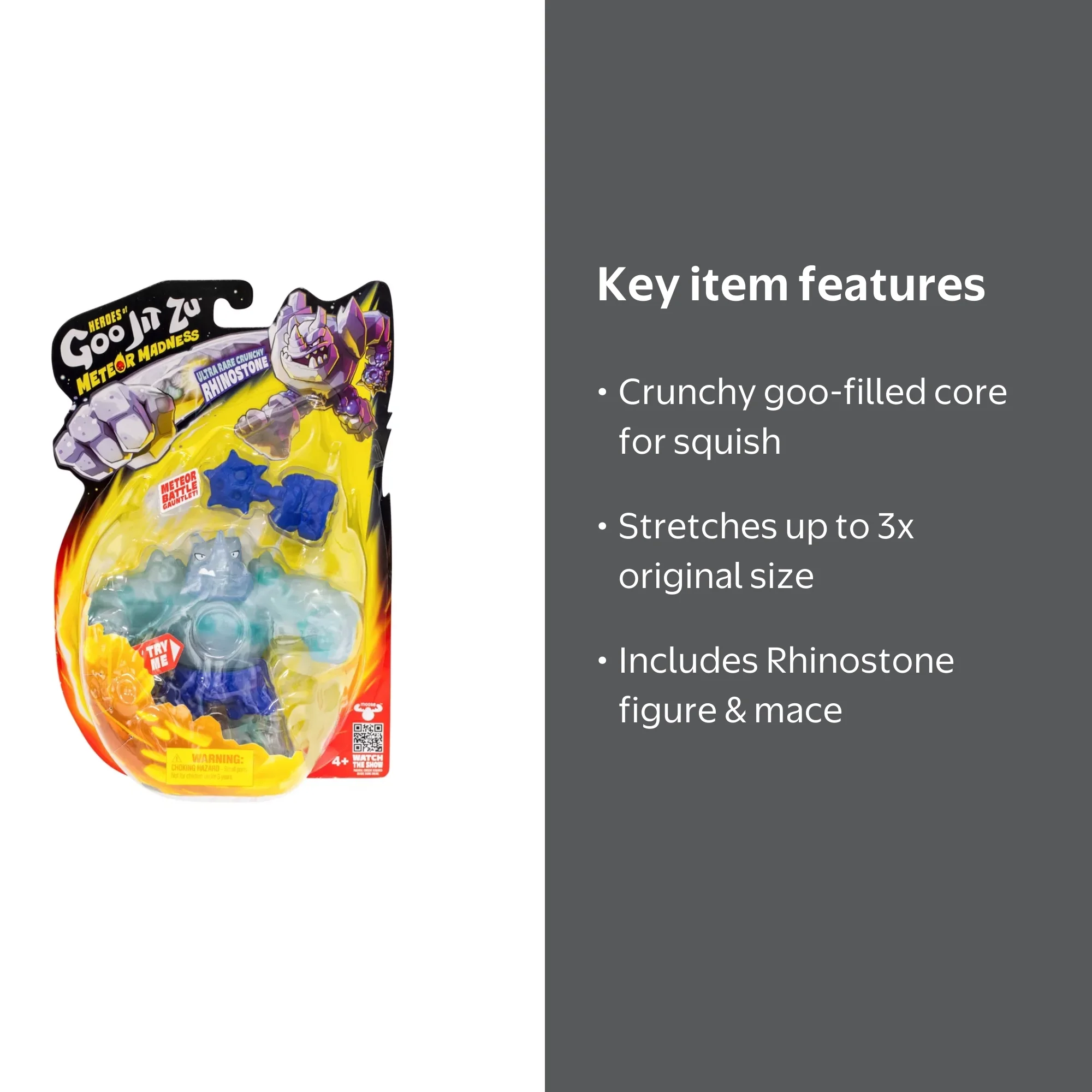 Heroes of Goo Jit Zu Meteor Madness ULTRA RARE RHINOSTONE