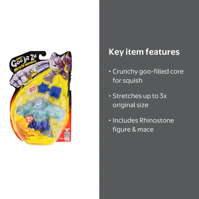 Heroes of Goo Jit Zu Meteor Madness ULTRA RARE RHINOSTONE