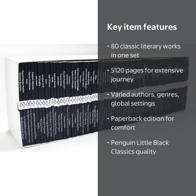 Penguin, Little Black Classics Box Set, 80 books, Paperback