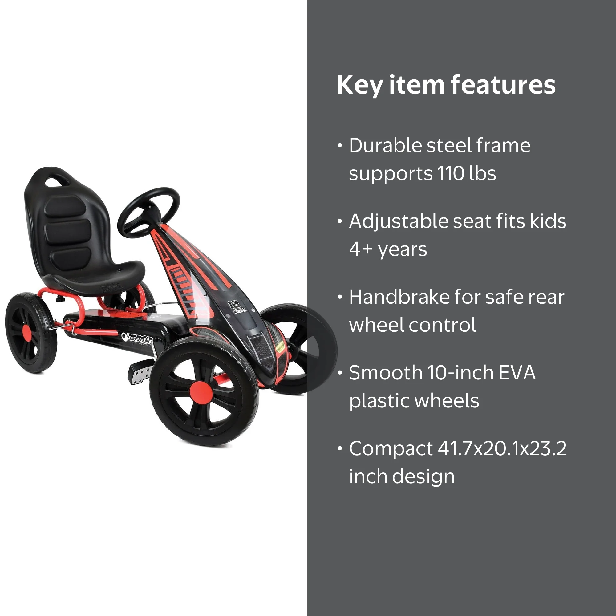 Kart Infantil Hauck Twist-it De Remo - Para Niños Desde 4 Años Hasta 50 Kg - Asiento Ajustable Y Ruedas 360° - Entrena Motricidad
