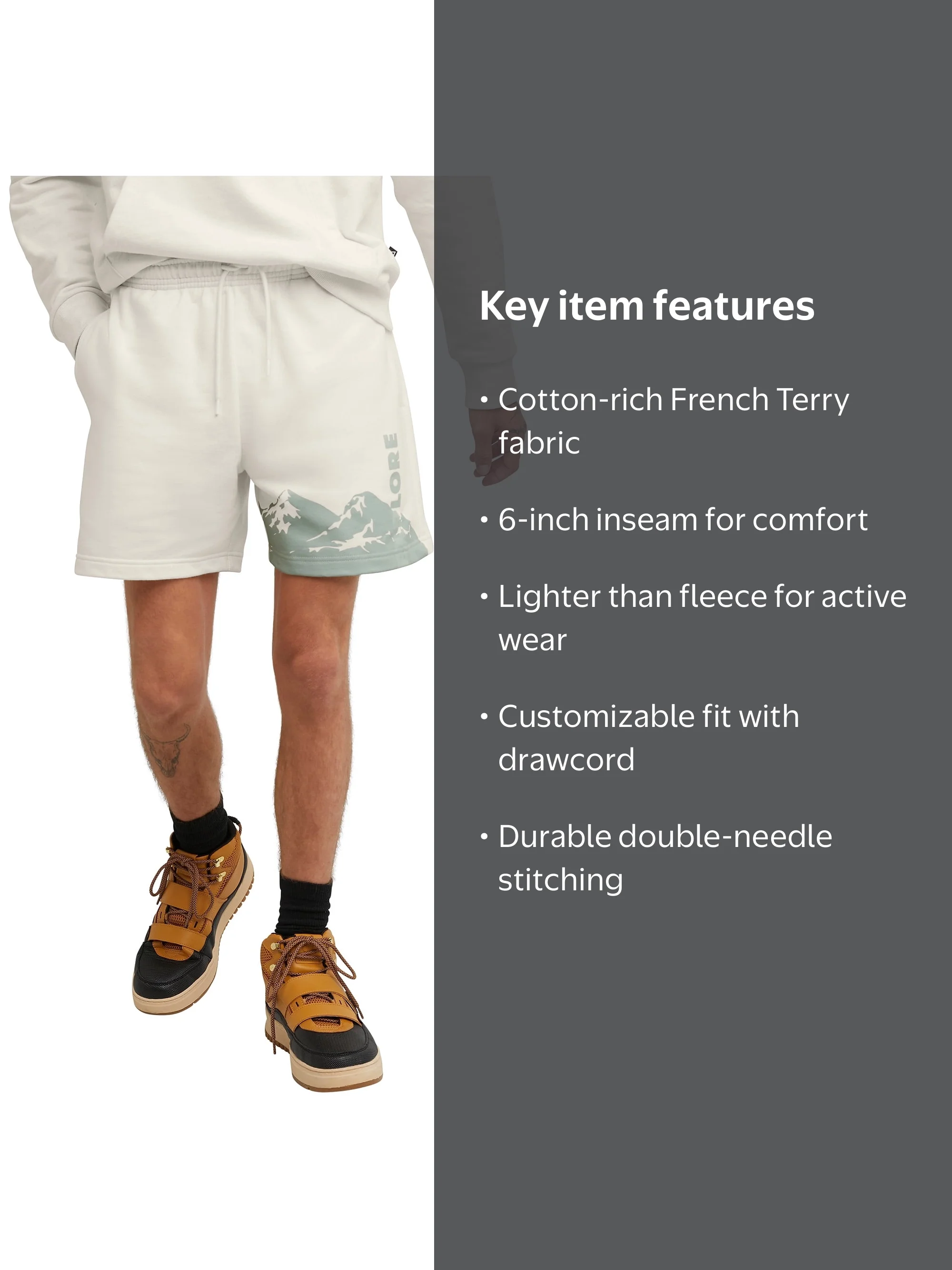 Hanes Men's Explorer French Terry 6