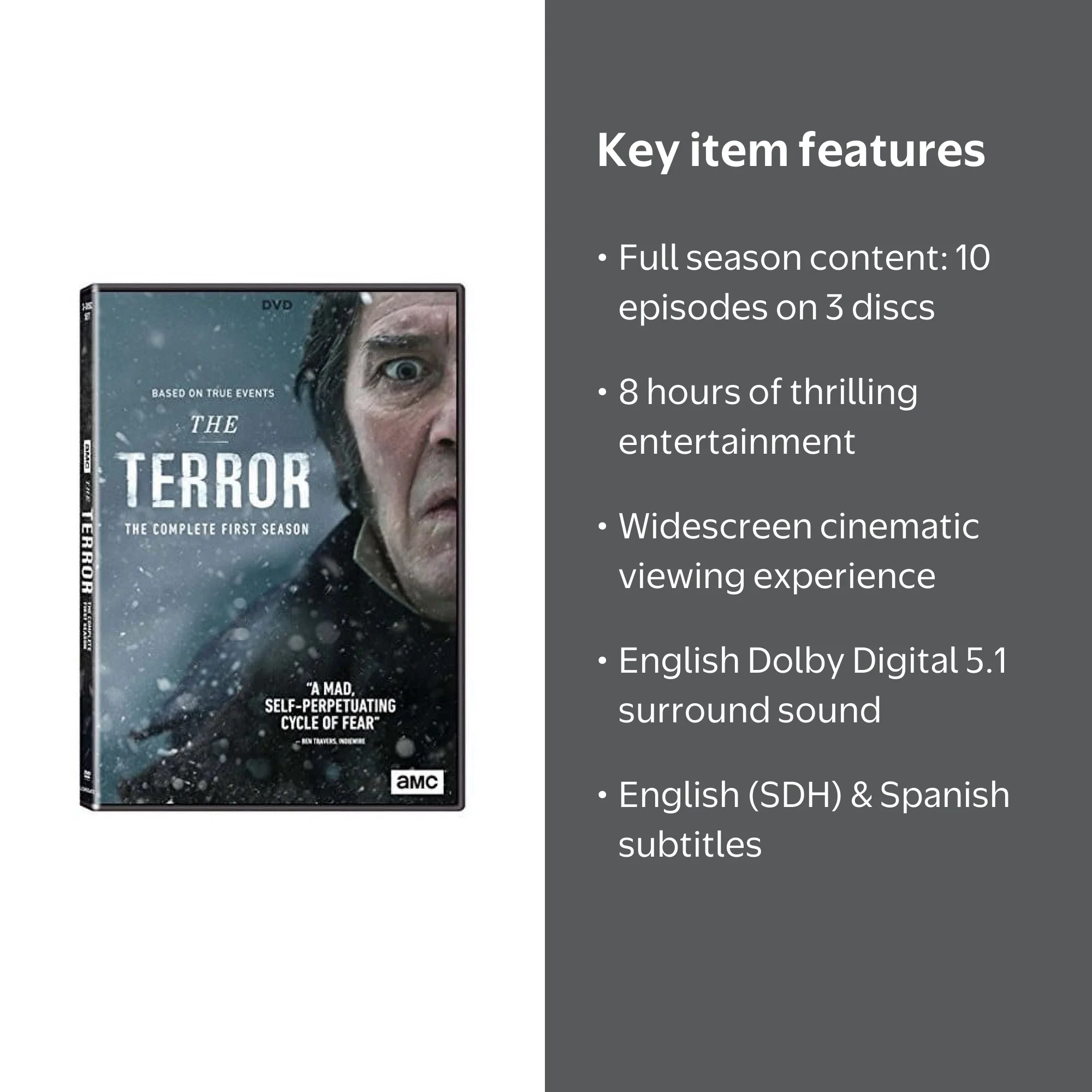 The Terror: The Complete First Season (DVD) - Walmart.com