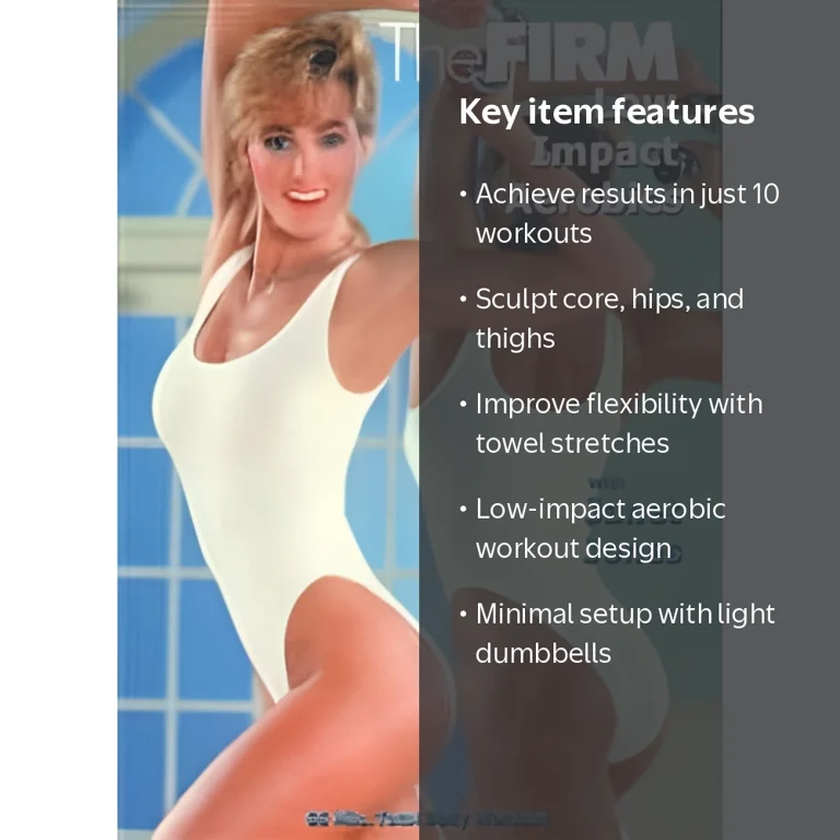 The Firm Low Impact Aerobics Exercise Weight Loss Workout DVD The Firm Low Impact Aerobics Exercise Weight Loss Workout DVD