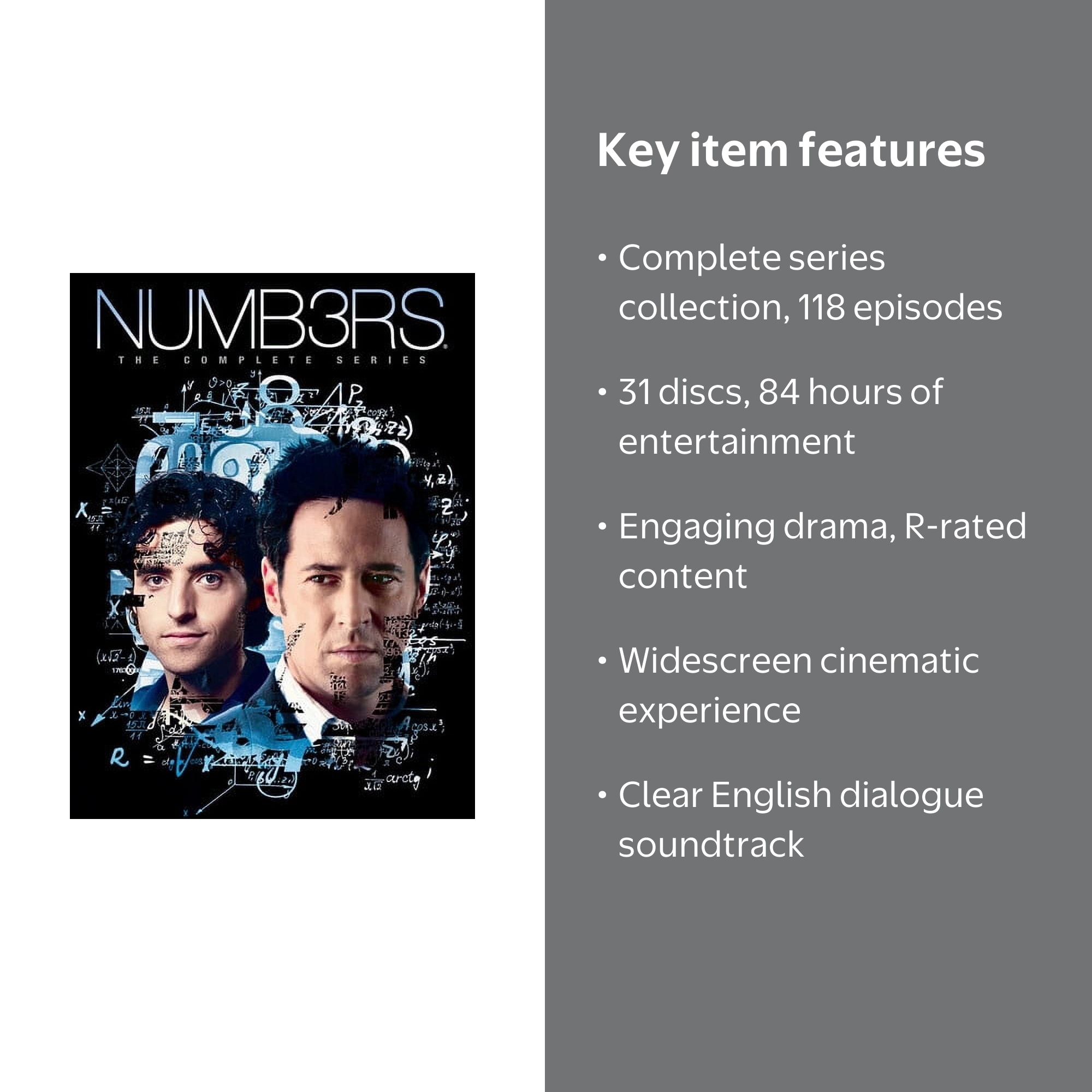 Paramount's Numbers: Complete TV Show Seasons Collection (Drama