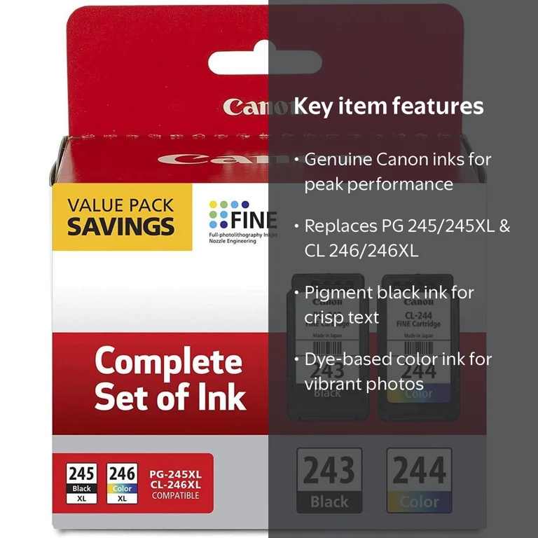 Canon Ink Multi Pack for Pixma TR4520 MG2520 MG2922 MX492 TS302