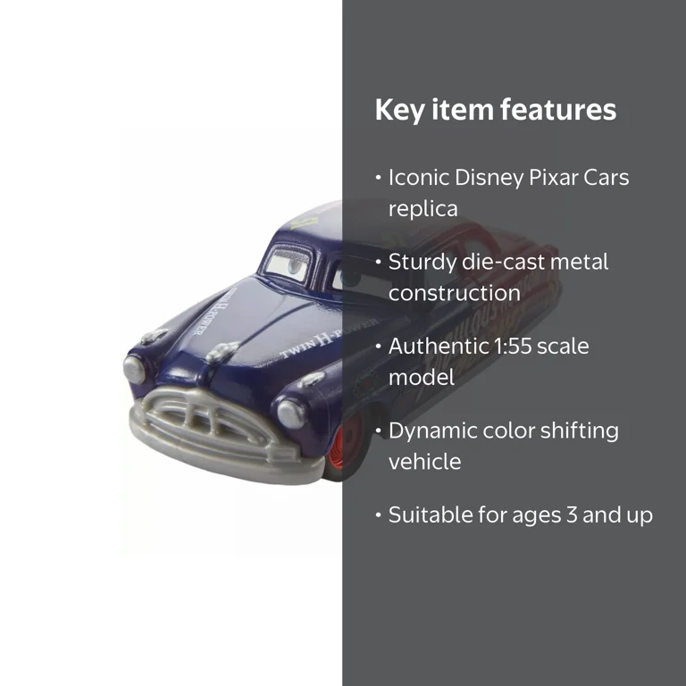 Disney / Pixar Cars Color Changers Fabulous Hudson Hornet Diecast