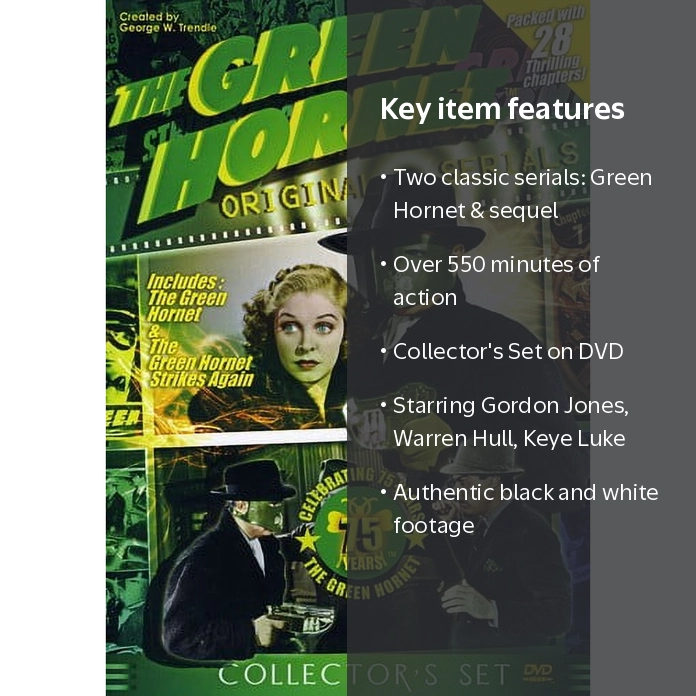 The Green Hornet: Original Serials Collector's Set - Walmart.com