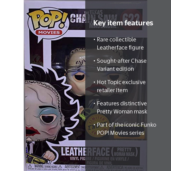 Funko POP! Movies: The Texas Chainsaw Massacre - Leatherface