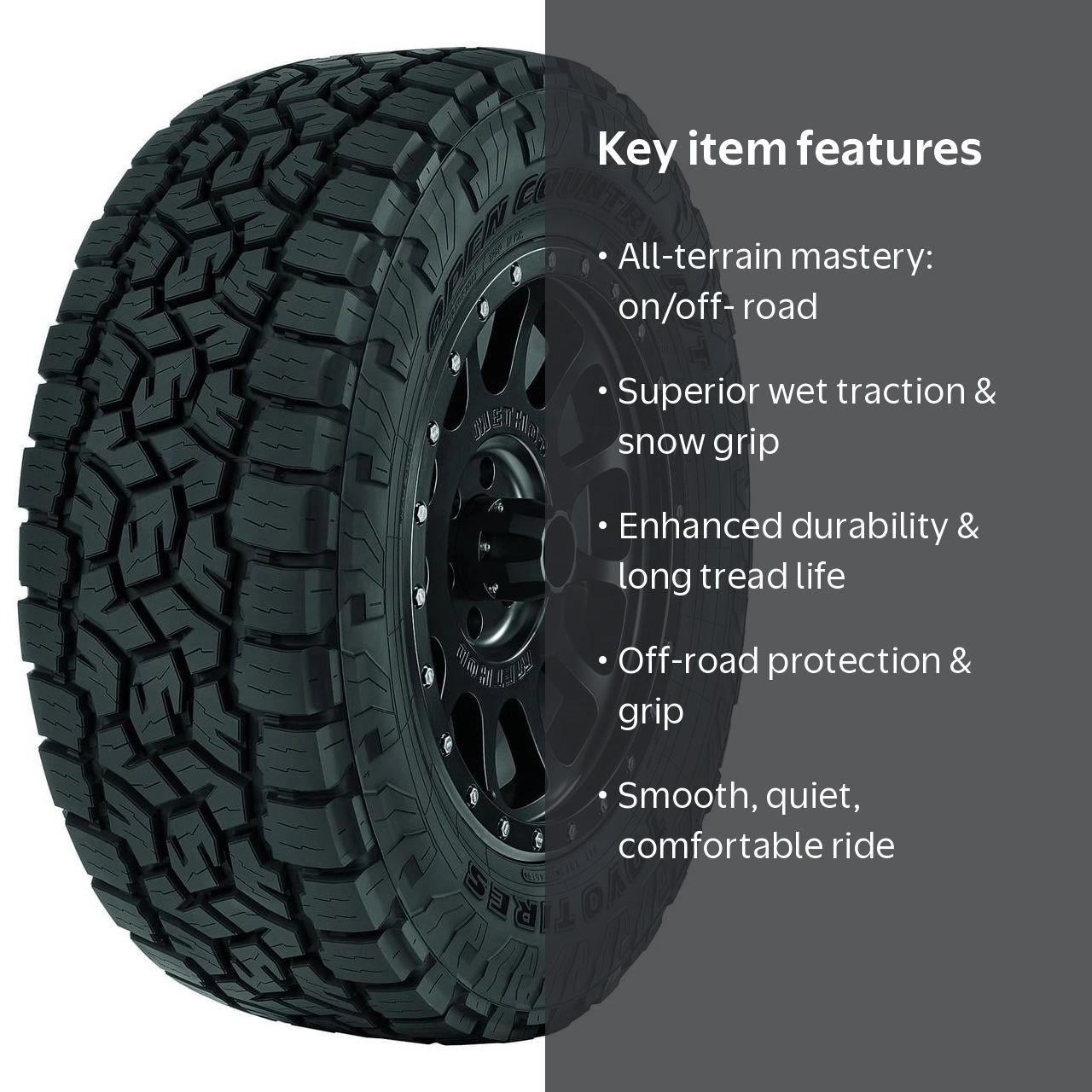 Toyo, Light Truck Tire, All Terrain, 265/70R16, 111T - Walmart.com